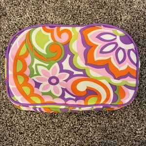 Clinique Vibrant Floral Cosmetic Makeup Bag